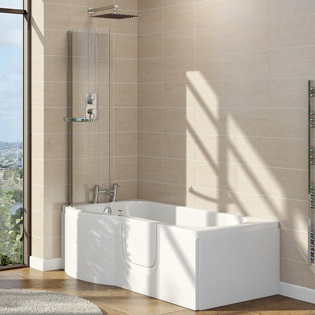 Easy access walk in bath